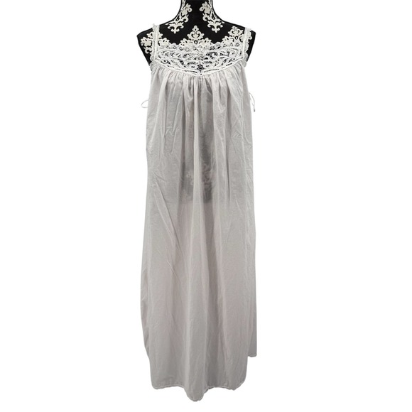 Priamo‎ Women's White Lightweight EmbellishedLong Gown COTTON light pink small